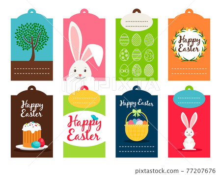Easter tag collection Easter tag collection 77207676