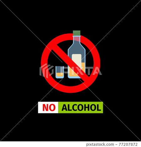No Alcohol sign No Alcohol sign 77207872