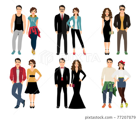 Casual vogue couple 77207879