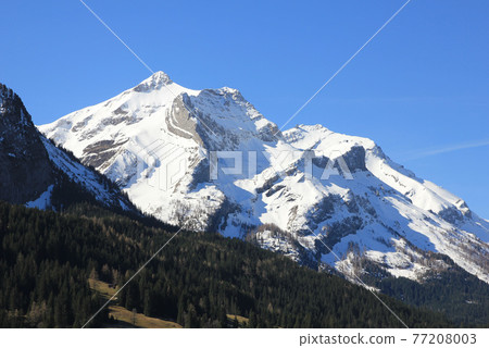 Popular ski area near Gstaad, Switzerland. Popular ski area near Gstaad, Switzerland. 77208003