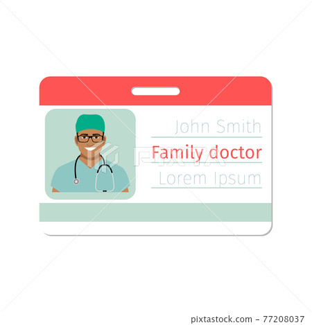 Family doctor medical specialist badge 77208037