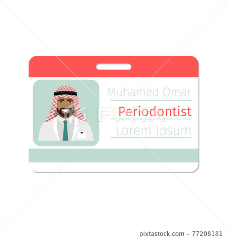 Periodontist medical specialist badge 77208181