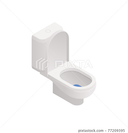 Toilet Isometric Icon Toilet Isometric Icon 77209395