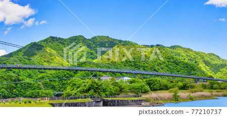 Spring Miyagase dam lake 77210737