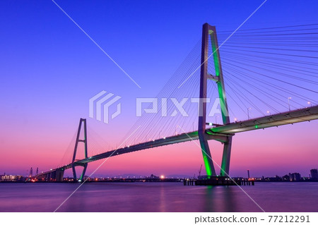 名古屋港 Meiko Triton (Meiko Chuo Ohashi) 的春季照明版 77212291