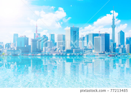 Tokyo cityscape Tokyo cityscape 77213485