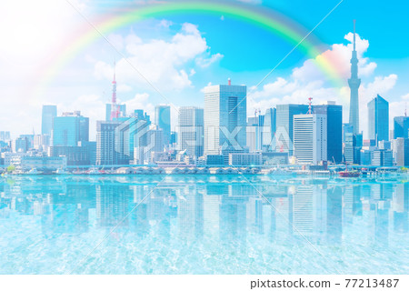 Tokyo cityscape Tokyo cityscape 77213487