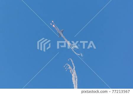 Swedish Air Force Saab JAS39C Gripen flare injection 77213567