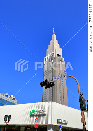 東京代代木站澀谷街景 77214137