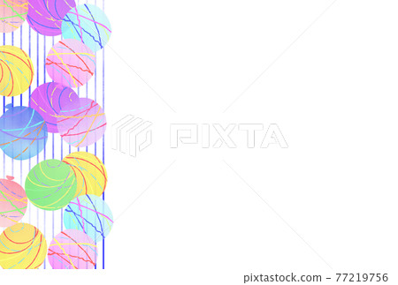 Illustration of water balloon background 77219756