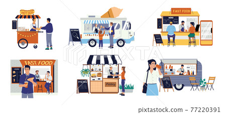 Businessman Hot Dog Cartoon Character Stock Vector - Illustration