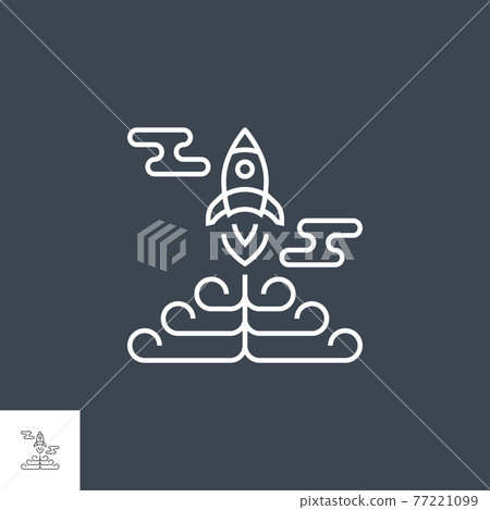 Strategy For Victory Line Icon 77221099