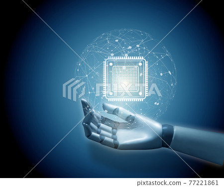 Robot CG hand image 77221861