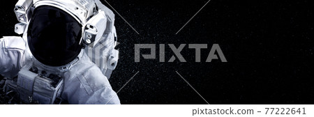 Astronaut spaceman do spacewalk while working for space station Astronaut spaceman do spacewalk while working for space station 77222641
