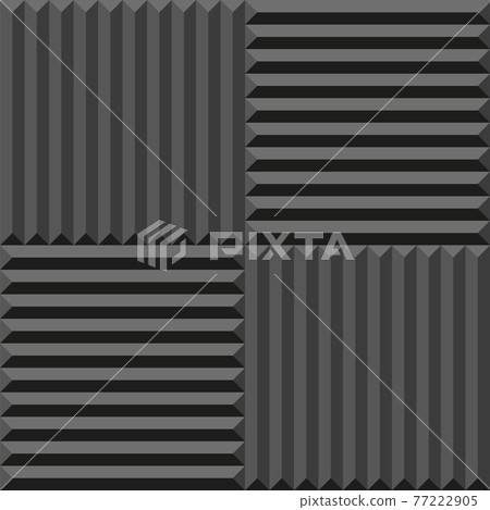 Acoustic Foam Seamless Pattern. Soundproofing Acoustic Texture. Vector Acoustic Foam Seamless Pattern. Soundproofing Acoustic Texture. Vector 77222905