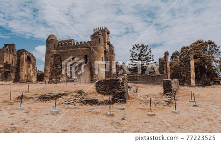 Fasil Ghebbi, royal castle in Gondar, Ethiopia Fasil Ghebbi, royal castle in Gondar, Ethiopia 77223525