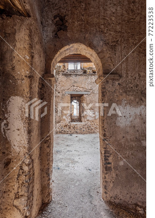 ruins of Guzara royal palace, Ethiopia Africa ruins of Guzara royal palace, Ethiopia Africa 77223538