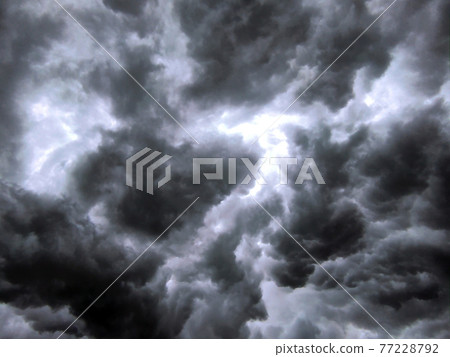 thunderstorm dark blurred sky background thunderstorm dark blurred sky background 77228792