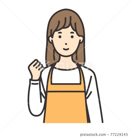 家庭主婦女性姿勢膽量姿勢 家庭主婦女性姿勢膽量姿勢 77229143