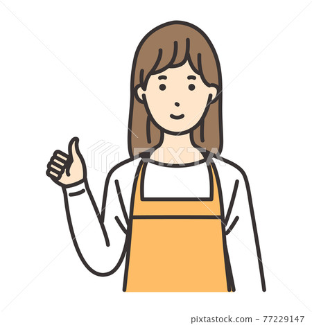 家庭主婦姿勢好 77229147