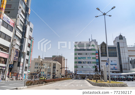 Scenery in front of the station Kumagaya Station 77230217