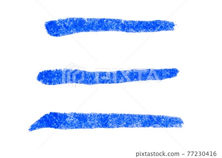 Blue color watercolor handdrawing as square line brush on white paper background Blue color watercolor handdrawing as square line brush on white paper background 77230416