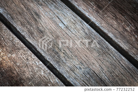 texture of a wooden board. Selective focus 77232252