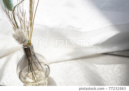 Dried flowers that improve the atmosphere of the room 77232863