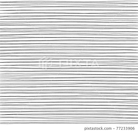 Hand drawn abstract pattern with hand drawn lines, strokes. Set of vector grunge brushes. wavy striped, Vector EPS 10 illustration 77233906