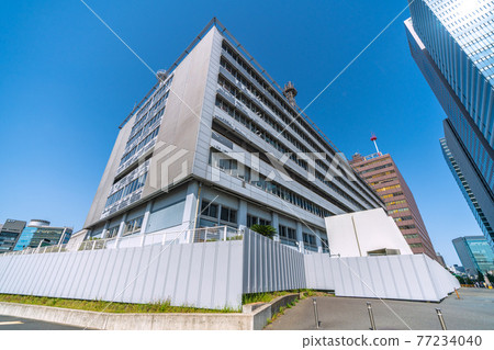 日本東京城市景觀，前日本氣象廳。 （日本氣象廳於2020年12月7日搬遷至港區虎之門政府大樓） 77234040