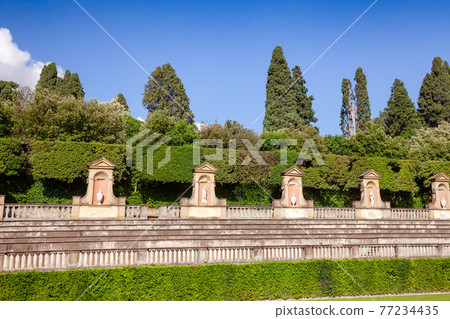Boboli Gardens park amphitheater Florence Tuscany Italy Boboli Gardens park amphitheater Florence Tuscany Italy 77234435