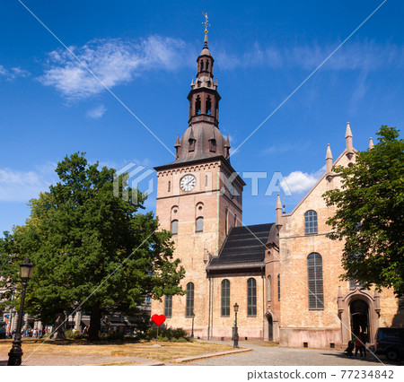 Oslo Cathedral Domkirke Central Oslo Norway Scandanavia Oslo Cathedral Domkirke Central Oslo Norway Scandanavia 77234842