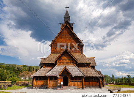 Heddal Stave Church Telemark Norway Scandanavia Heddal Stave Church Telemark Norway Scandanavia 77234874