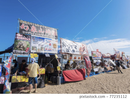 [Festival image] Store openings, fairs, food stalls (* with blurring) 77235112