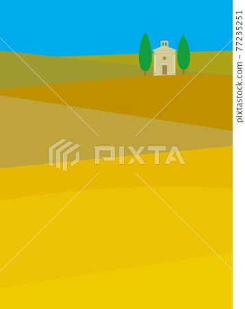 Val d'orcia Vitalator Chapel Autumn Val d'orcia Vitalator Chapel Autumn 77235251