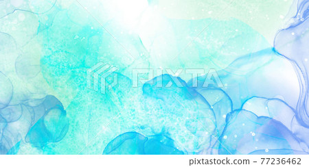 Background illustration drawn with alcohol ink Background illustration drawn with alcohol ink 77236462