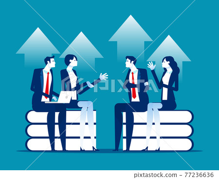 Staff training. Have support business team concept Staff training. Have support business team concept 77236636