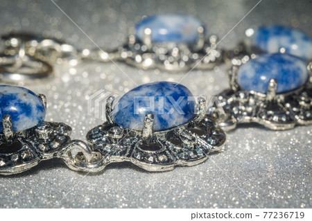 Bracelet with sodalite 77236719