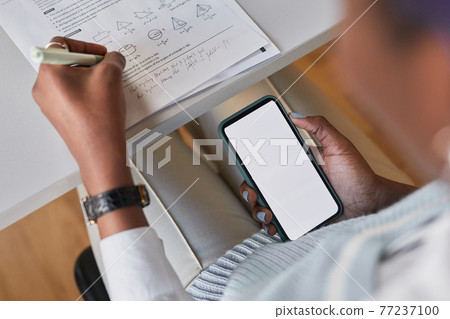 Student cheating at test Student cheating at test 77237100