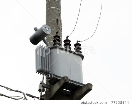 ac transformer on a pole ac transformer on a pole 77238544