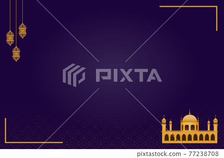 Wallpaper of the Ramadan Kareem. There are... - Stock Illustration  [77238708] - PIXTA