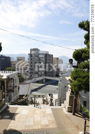 Shimonoseki area JR Shimonoseki Station Otoshi Shrine Shimonoseki Kaikyo Dream Tower 77239058
