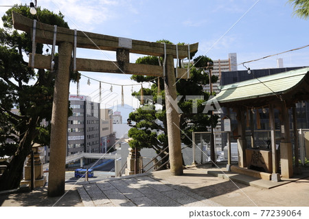 Shimonoseki area JR Shimonoseki Station Otoshi Shrine Shimonoseki Kaikyo Dream Tower 77239064
