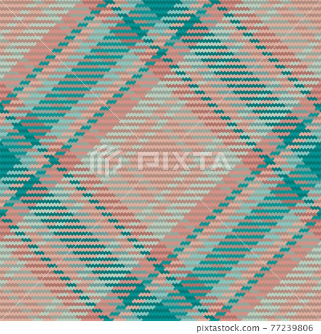 Seamless pattern of scottish tartan plaid. Repeatable background with check fabric texture. Vector backdrop striped textile print. 77239806