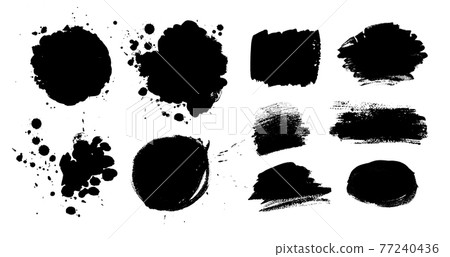Collection of grunge vector hand drawn elements - Stock Illustration ...