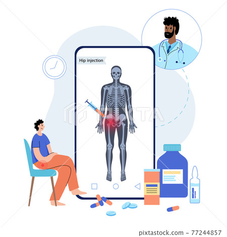 Hip joint injection 77244857