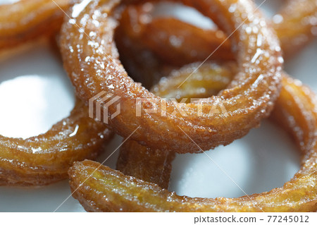 Traditional Turkish ring sweet dessert Halka Tatli. Fried circle desserts. Arabic Ramadan Kareem sweet desserts Traditional Turkish ring sweet dessert Halka Tatli. Fried circle desserts. Arabic Ramadan Kareem sweet desserts 77245012