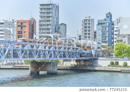 3月隅田區隅田川和遊船 3月隅田區隅田川和遊船 77245233