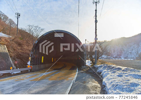 March Snow shelter at No. 107 Kinshu Lake, Nishiwaka Town, Iwate Prefecture 77245846
