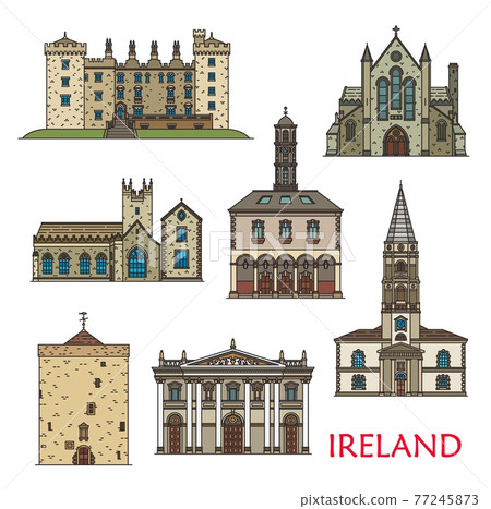 Ireland travel landmark architecture, church abbey Ireland travel landmark architecture, church abbey 77245873